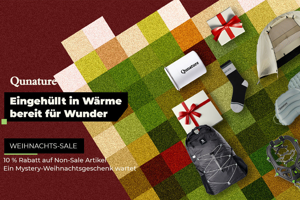 Eingehüllt in Wärme, bereit für Wunder – 10 Qunature-Weihnachtsgeschenke für Outdoor-Liebhaber