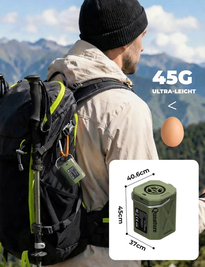 4,2-kPa-Mini-Luftpumpe mit 800-mAh-Akku und LED