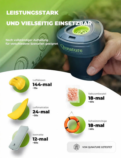 Luftmatratzen-Set – Schlafmatte & Spezialpumpe für Camping