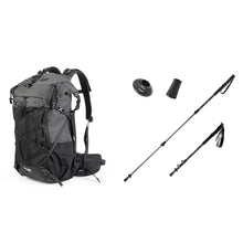 Wander-Set  Leichte Teleskopstöcke & Flexibler 30–35L Rucksack