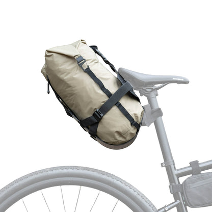 Bikepacking rear rack + waterproof compression bag set