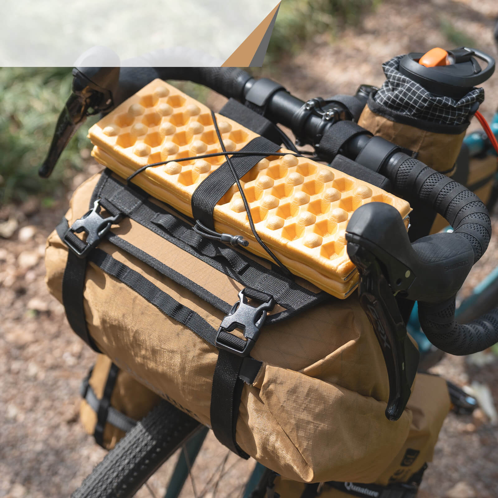 Fahrrad Lenkerhalter+Wasserdichte Kompressionstasche Set