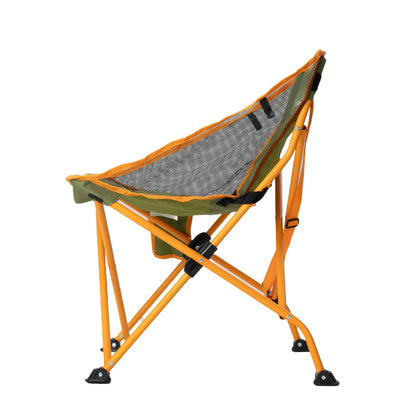Foldable camping chair with net