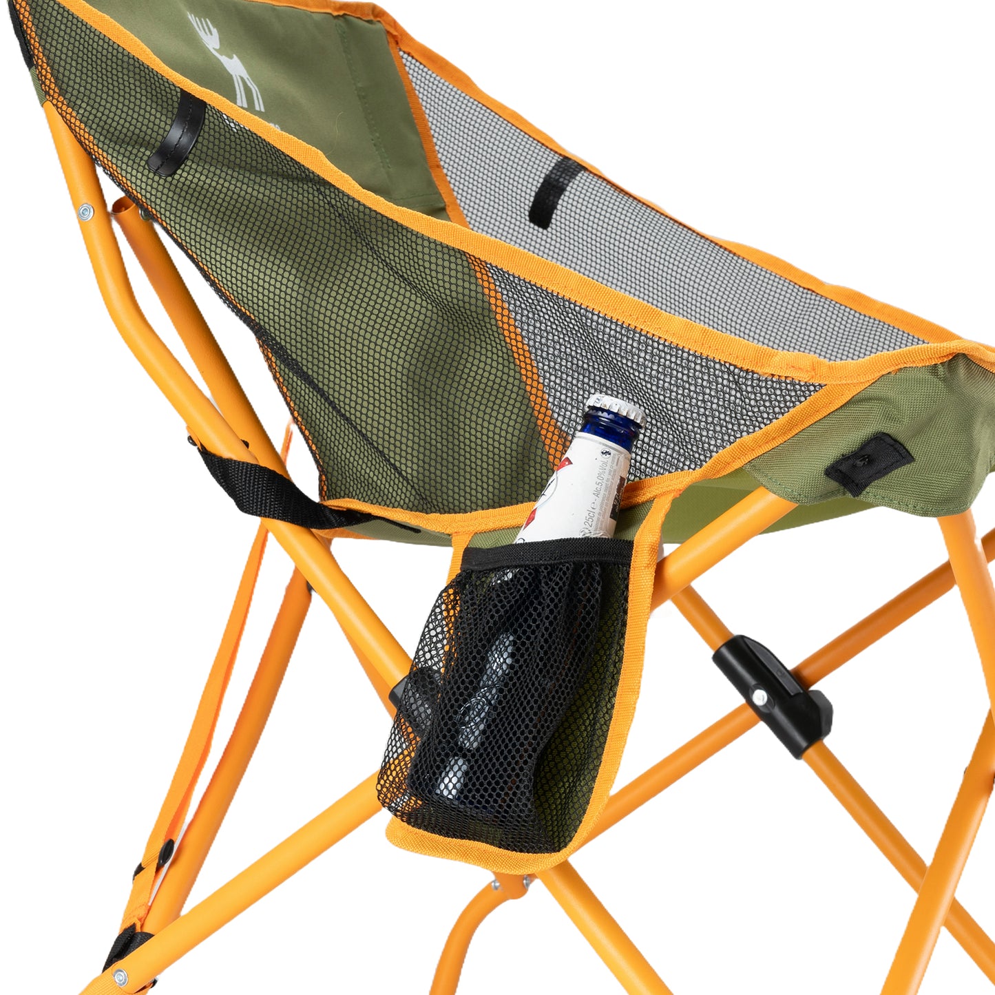 Foldable camping chair with net