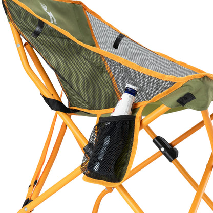 Foldable camping chair with net