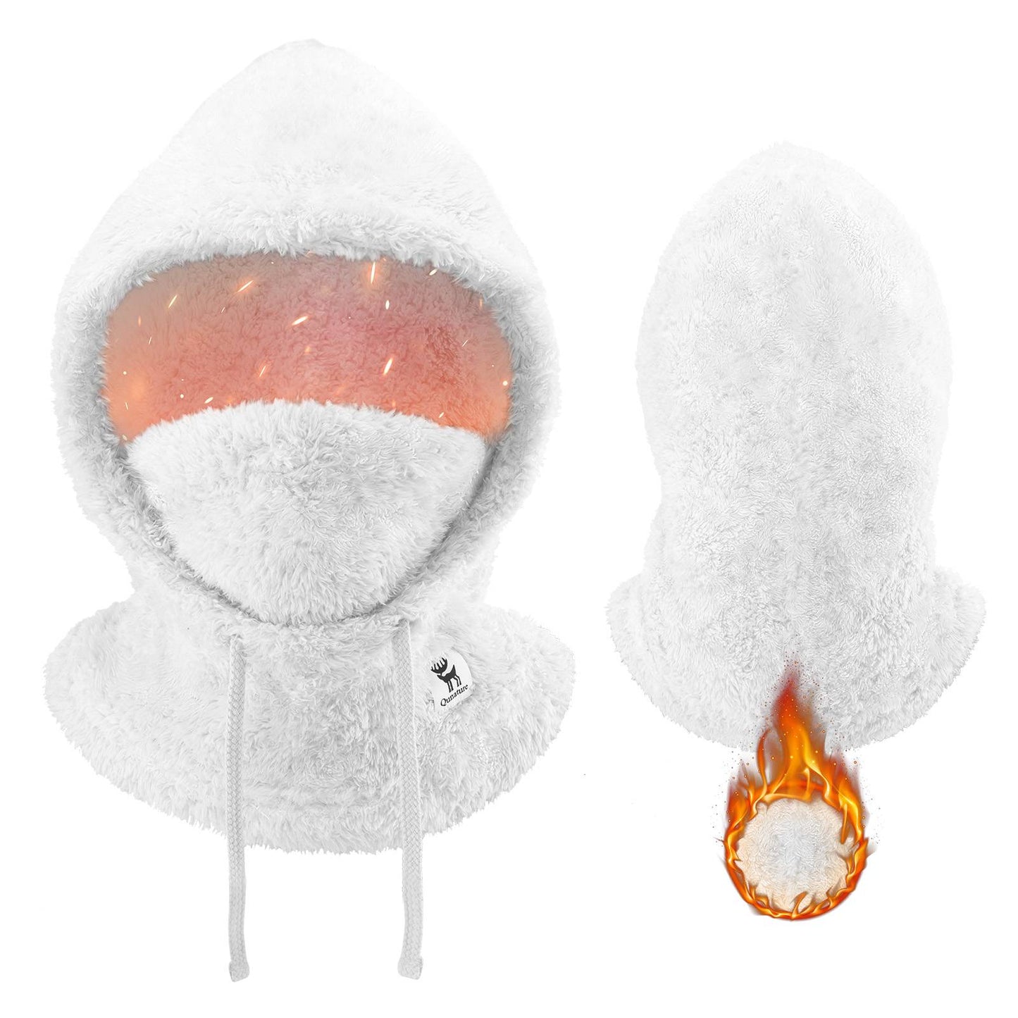 Qunature Thermo Sturmhaube Winddicht Balaclava #Color_Wei?