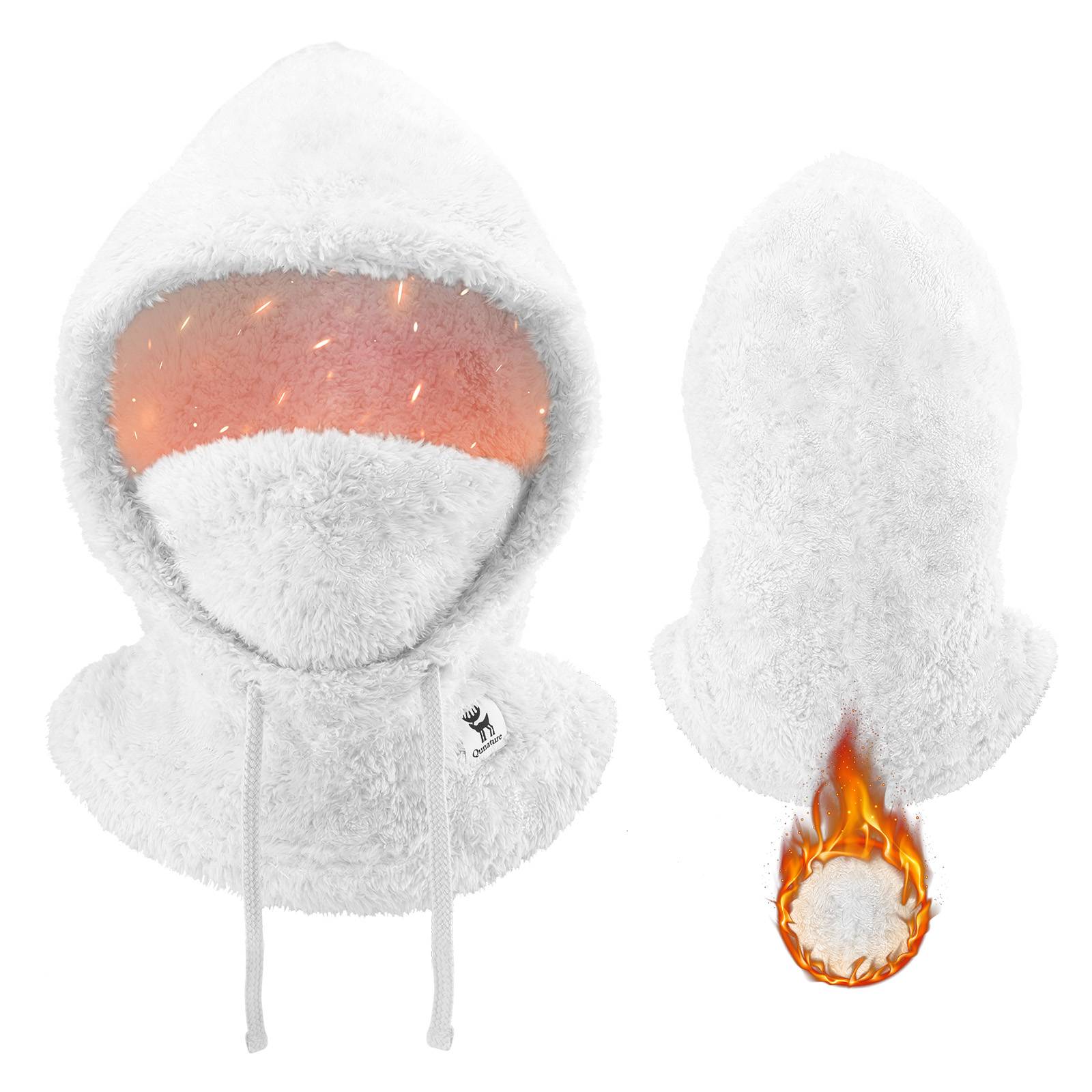 Qunature Thermo Sturmhaube Winddicht Balaclava #Color_Wei?