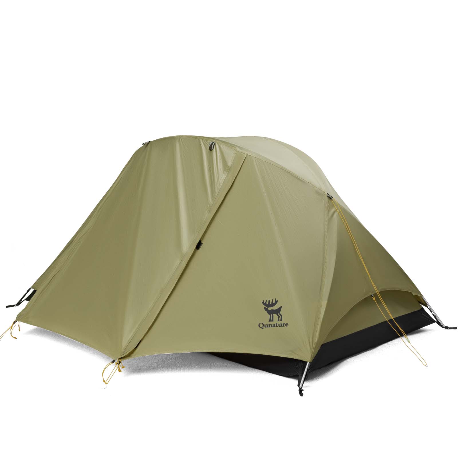 Qunature Wasserdichtes 2-Personen Rucksackzelt mit X-Struktur #Color_Olivgrün