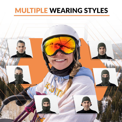 Qunature Winter Sturmhaube & Halsw?rmer #Color_Schwarz