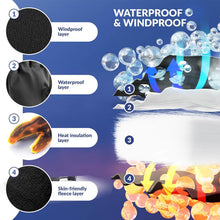 Waterproof ski gloves