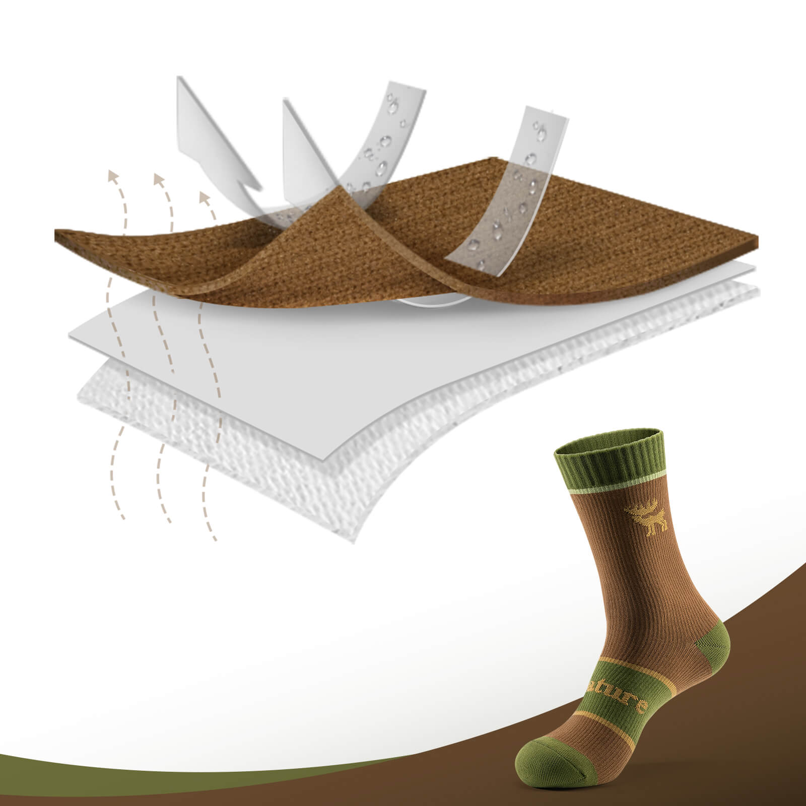 Wasserdichte Outdoor Socken
