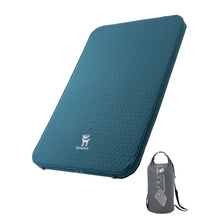 Camping sleeping mat with foam filling