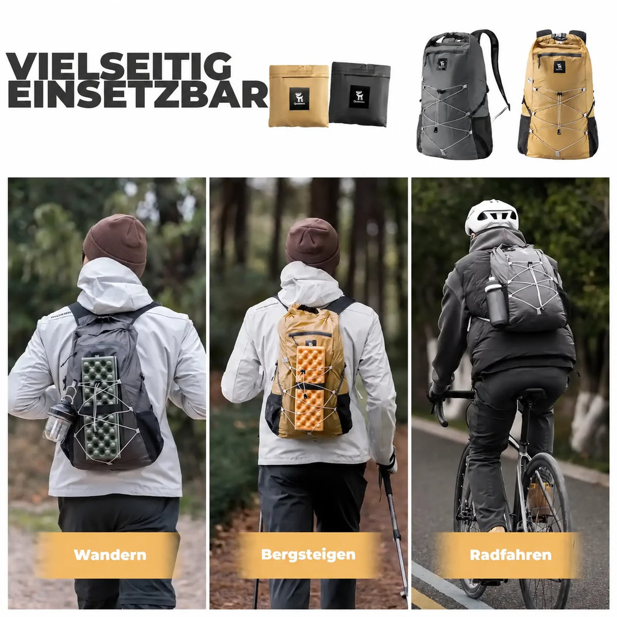 Ultraleichter Packbarer Rucksack