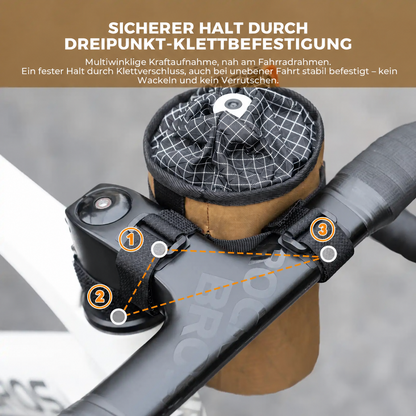 Fahrrad Trinkflaschen Set, isolierte Tasche & faltbare Flasche