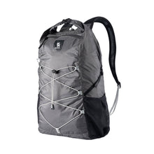 black qunature 20l lightweight foldable outdoor backpack side view