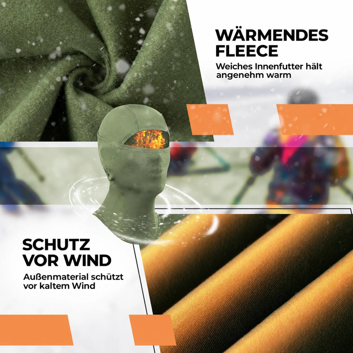 Qunature Sturmhauben im 2er-Set