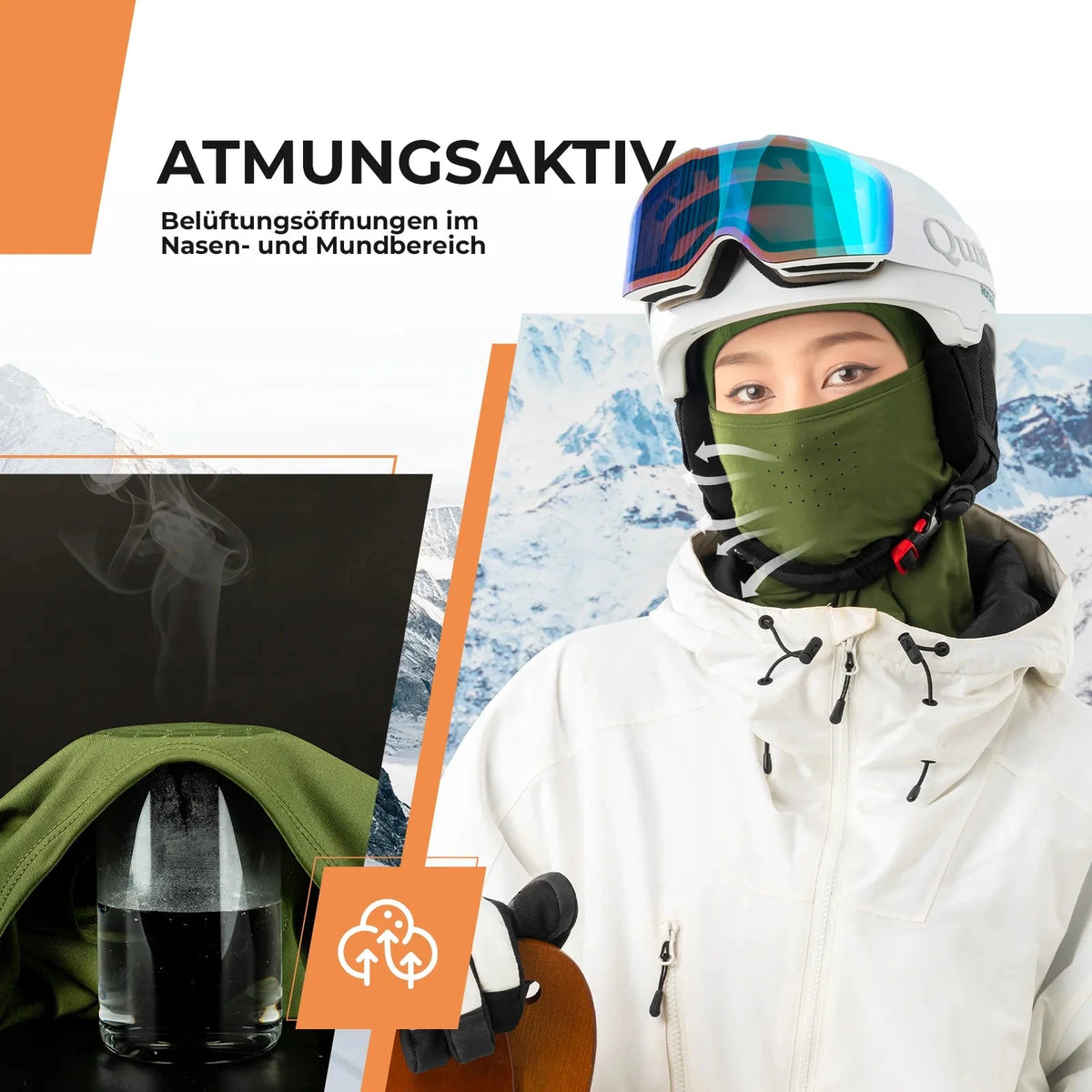 Qunature Sturmhauben im 2er-Set