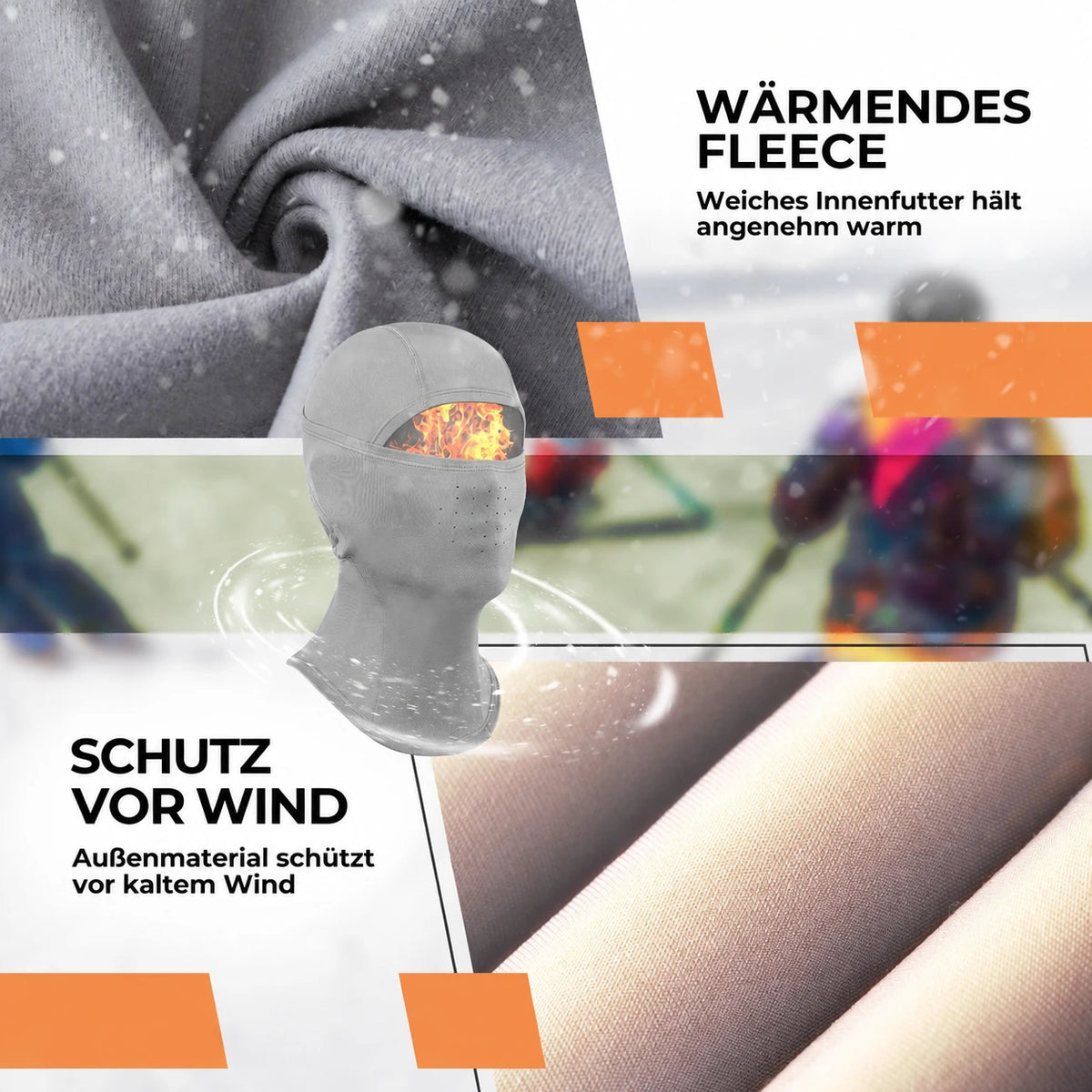Qunature Sturmhauben im 2er-Set
