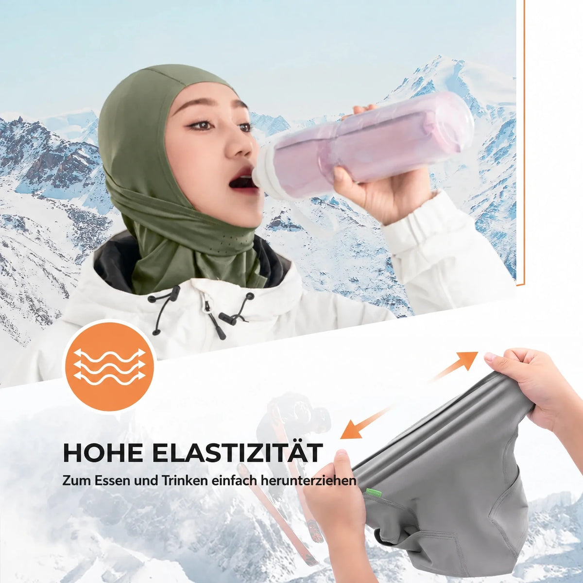 Qunature Sturmhauben im 2er-Set