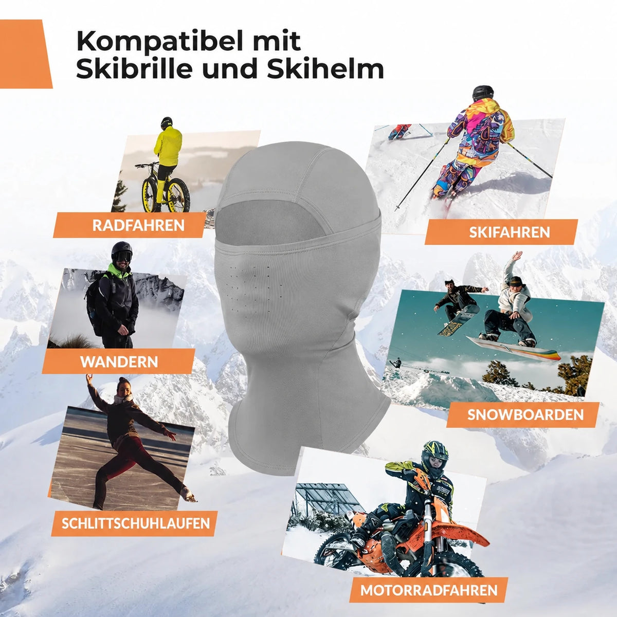 Qunature Sturmhauben im 2er-Set
