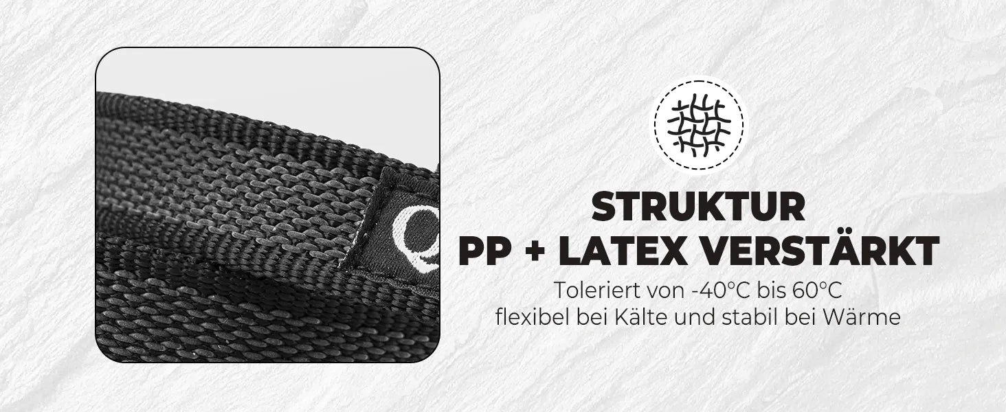 gepackriemen gewebe struktur pp latex verstaerkt