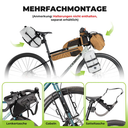 6l bikepacking tasche mehrfachmontage