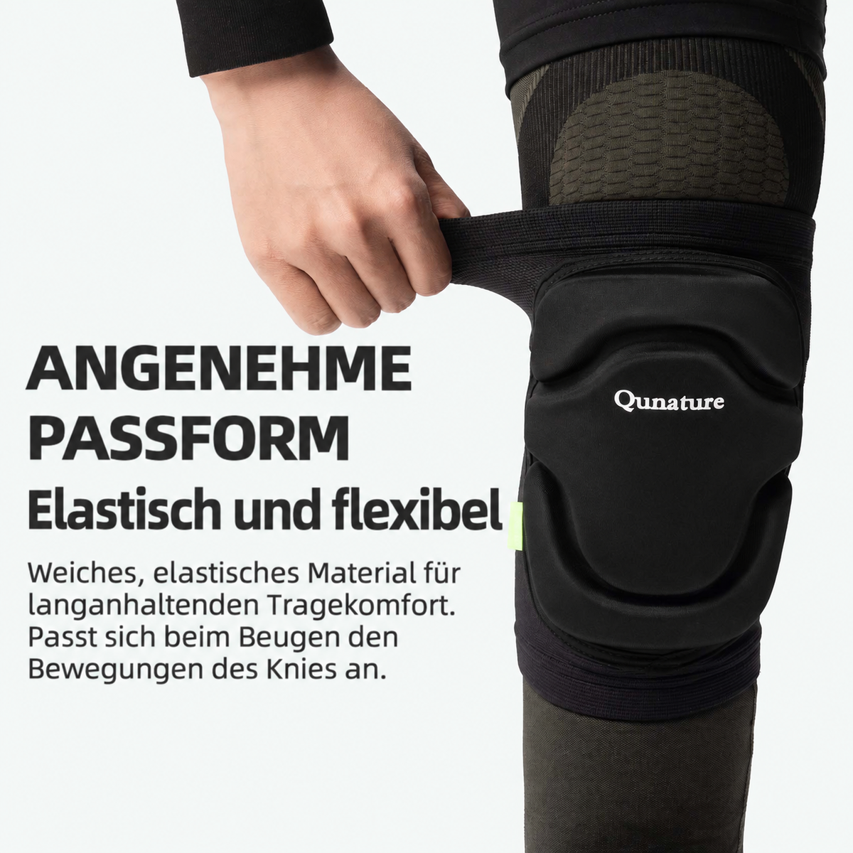 Verstellbare Weiche Knieschoner mit SBR Polster