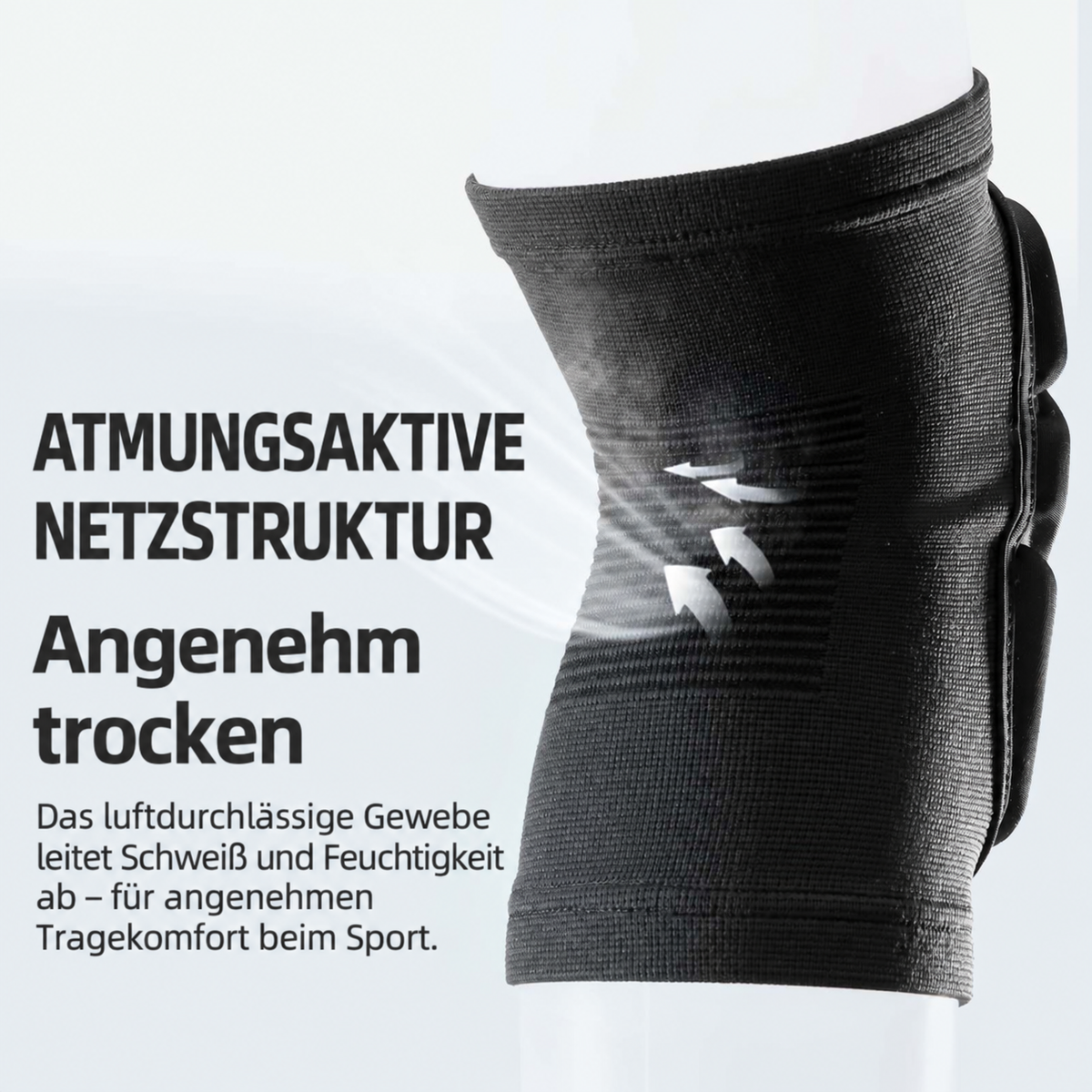 Verstellbare Weiche Knieschoner mit SBR Polster