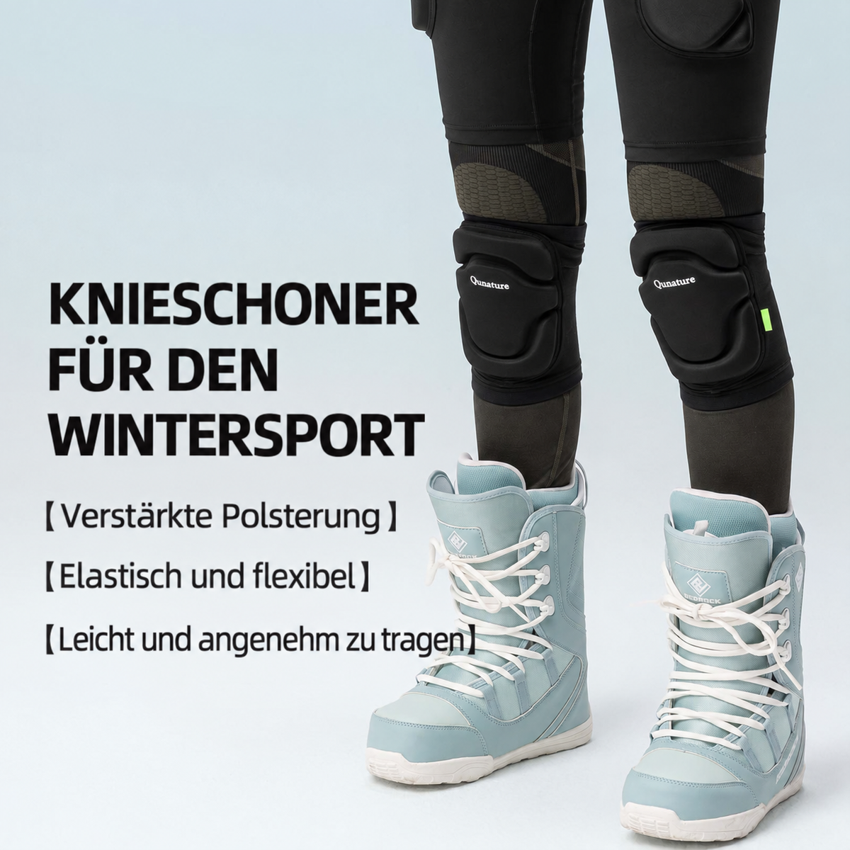 Verstellbare Weiche Knieschoner mit SBR Polster