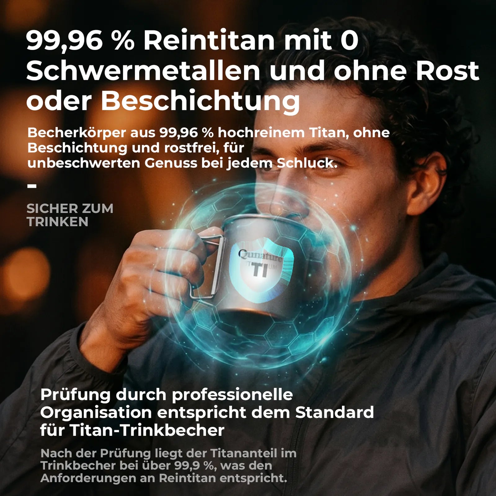 infografik zur lebensmittelechten hochreintitan-qualität