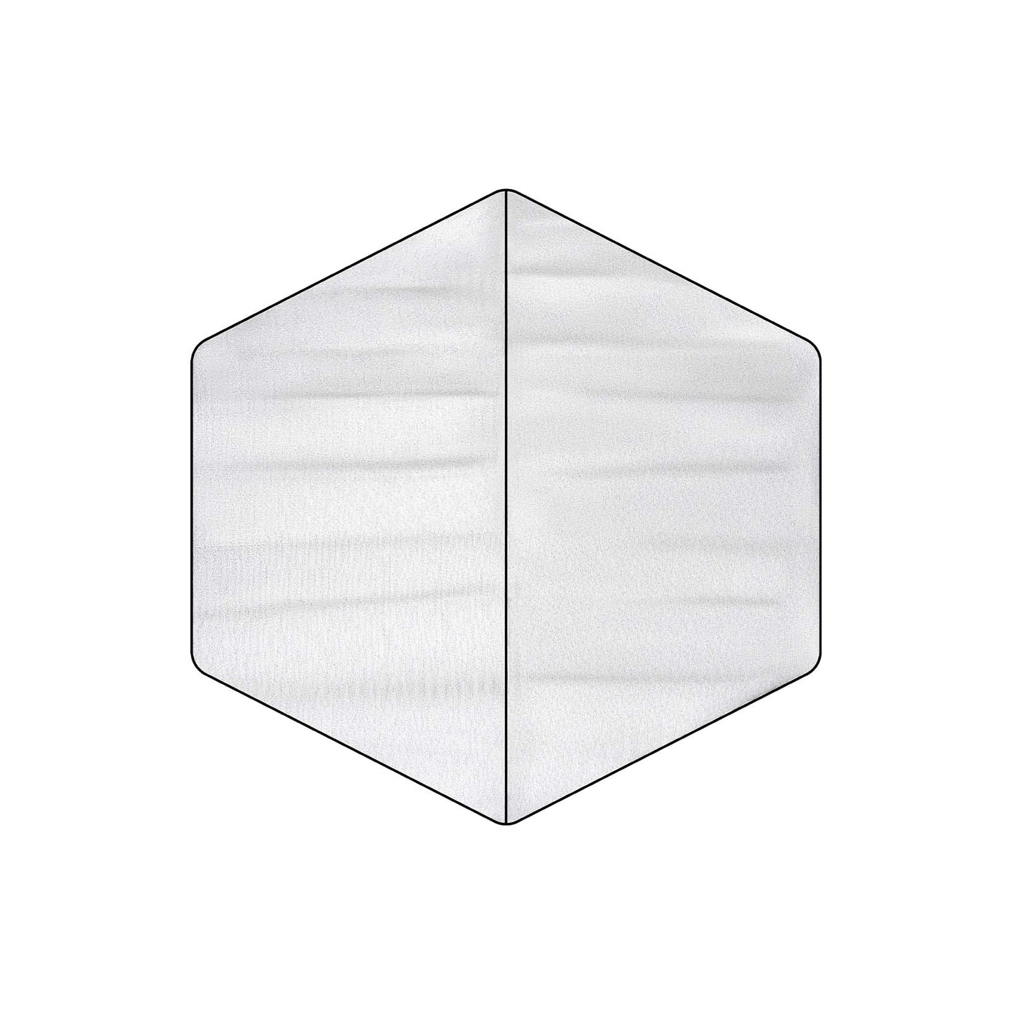 Tragbare Outdoor Sechseckige Aluminium-Folie