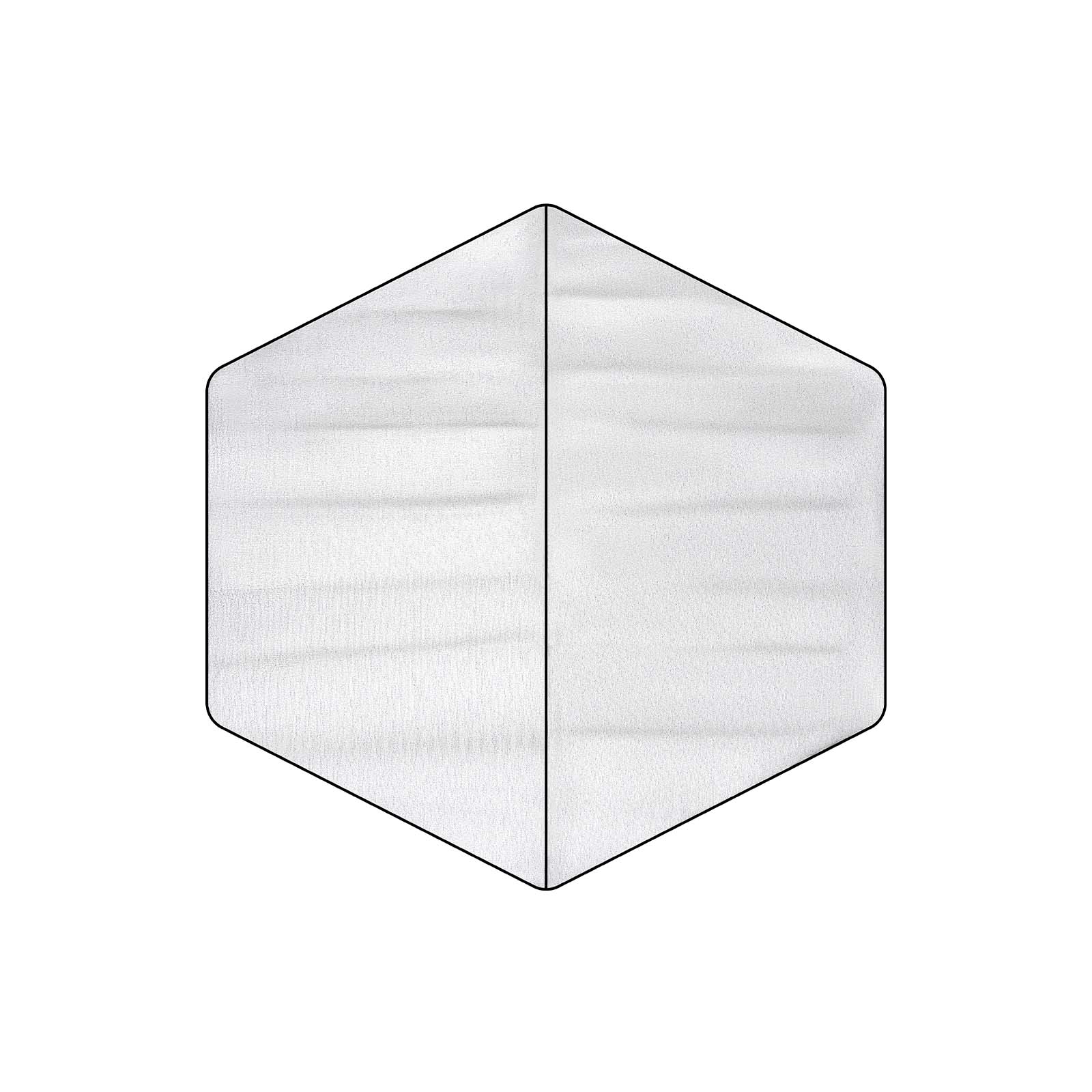 Tragbare Outdoor Sechseckige Aluminium-Folie