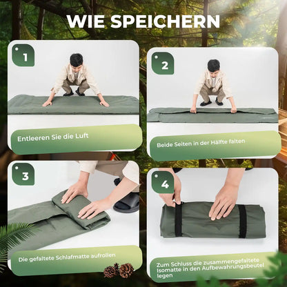 schlafmatte in camping, picknick, bergsteigen und strand