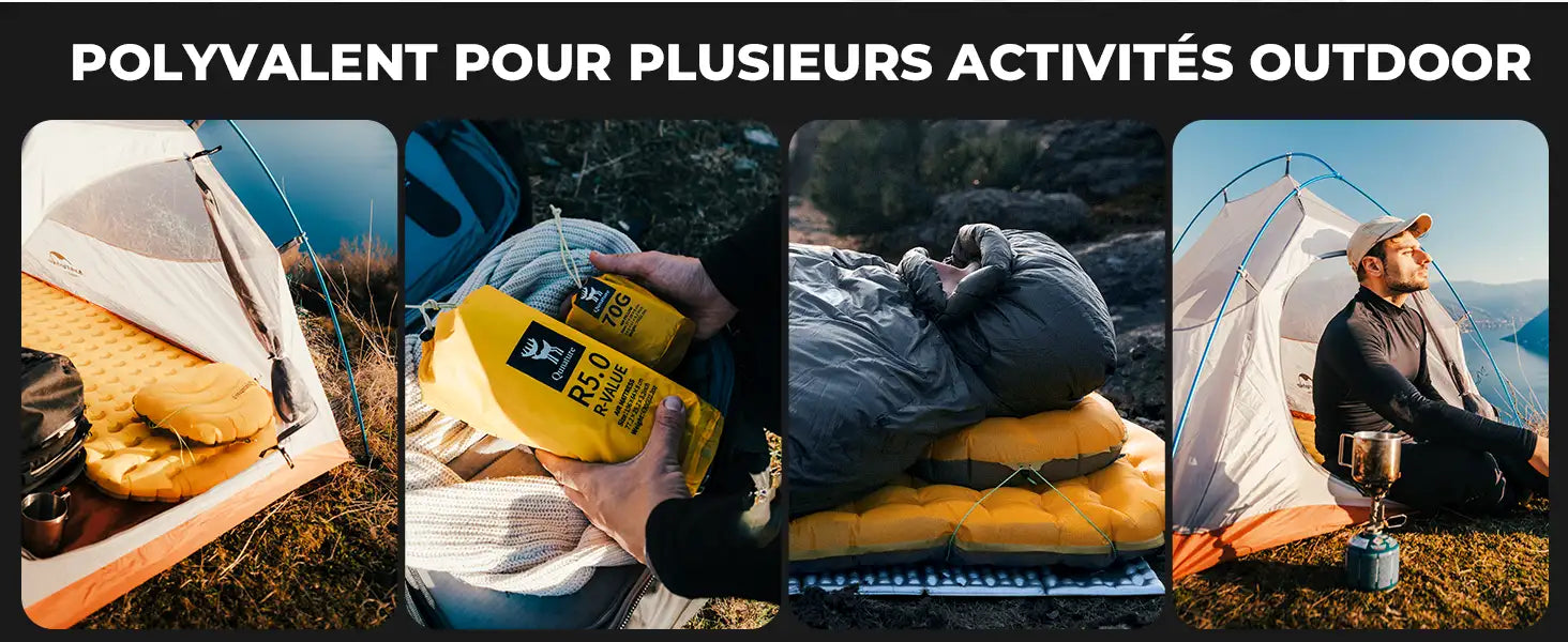 vielseitiges einsatzgebiet des kissens: camping, wandern, picknick und andere outdoor-aktivitaeten
