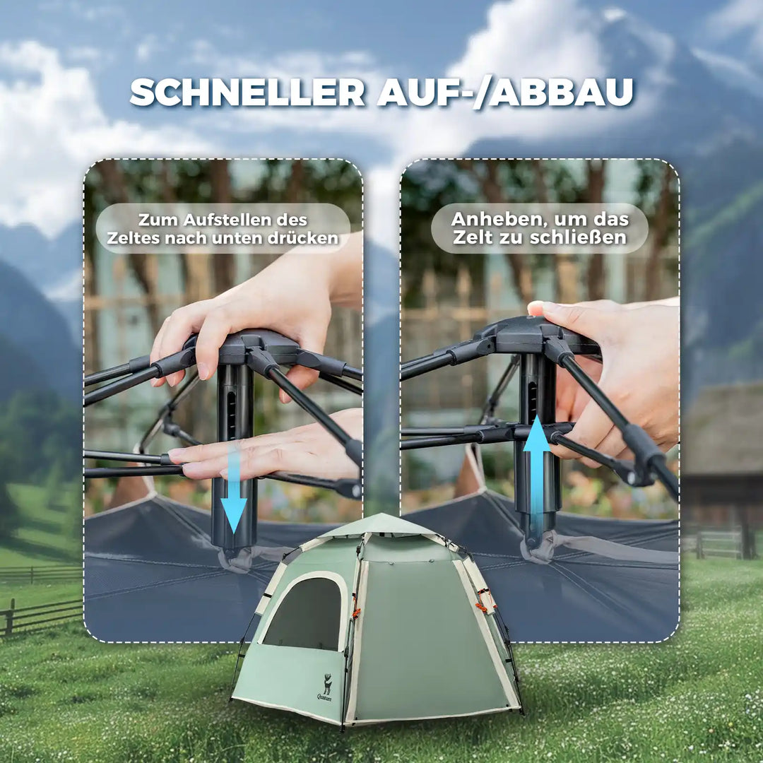 pop up automatik zelt Pop-Up Campingzelt 1-2 Personen Wasserdichtes Kuppelzelt