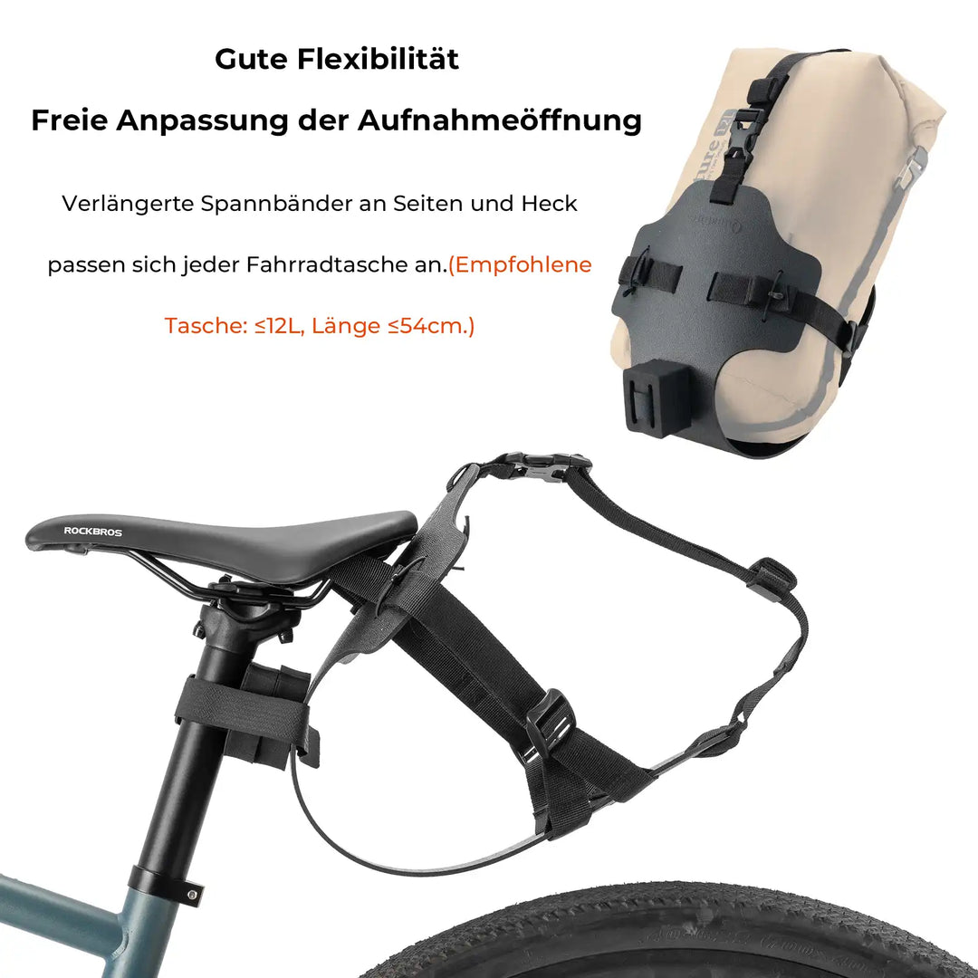 fahrradtasche heck Bikepacking Heck-Gepäckträger+Wasserdichte Kompressionstasche Set Zuladung:1,8 l Shokbox Premium Fahrradkoffer - Category:Fahrradhelme_0 215