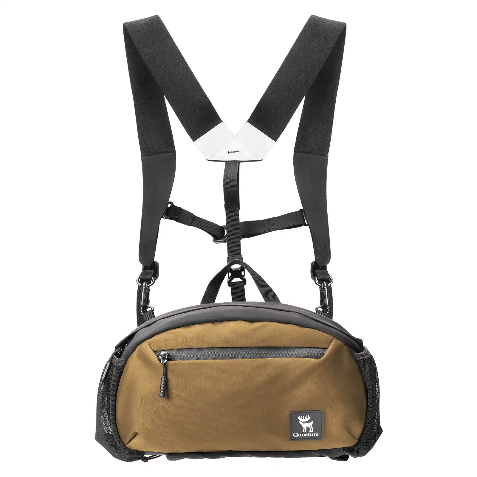 khaki brusttasche von hinten