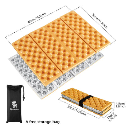 qunature camping sitzmatte mit massen und kostenloser aufbewahrungstasche