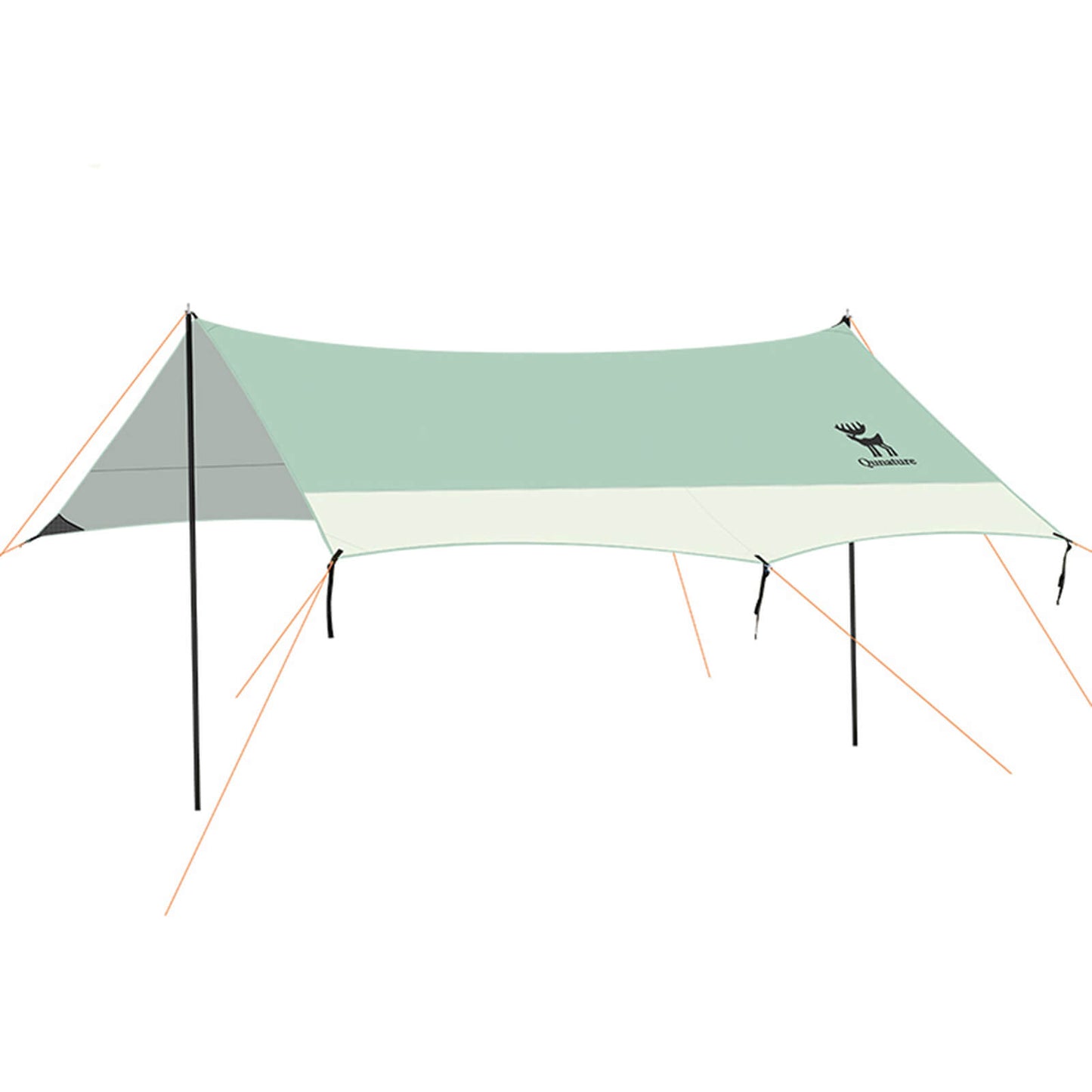 lindgrünes camping vordach