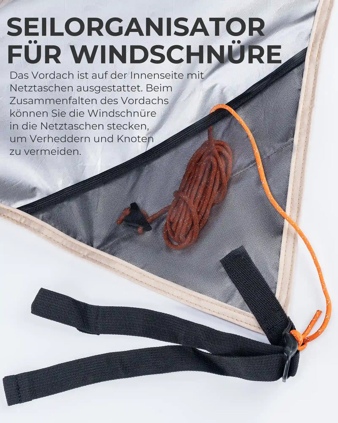 sonnensegel knoten Camping Sonnensegel