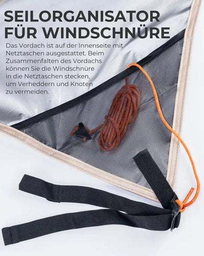 seilorganisator für windschnüre