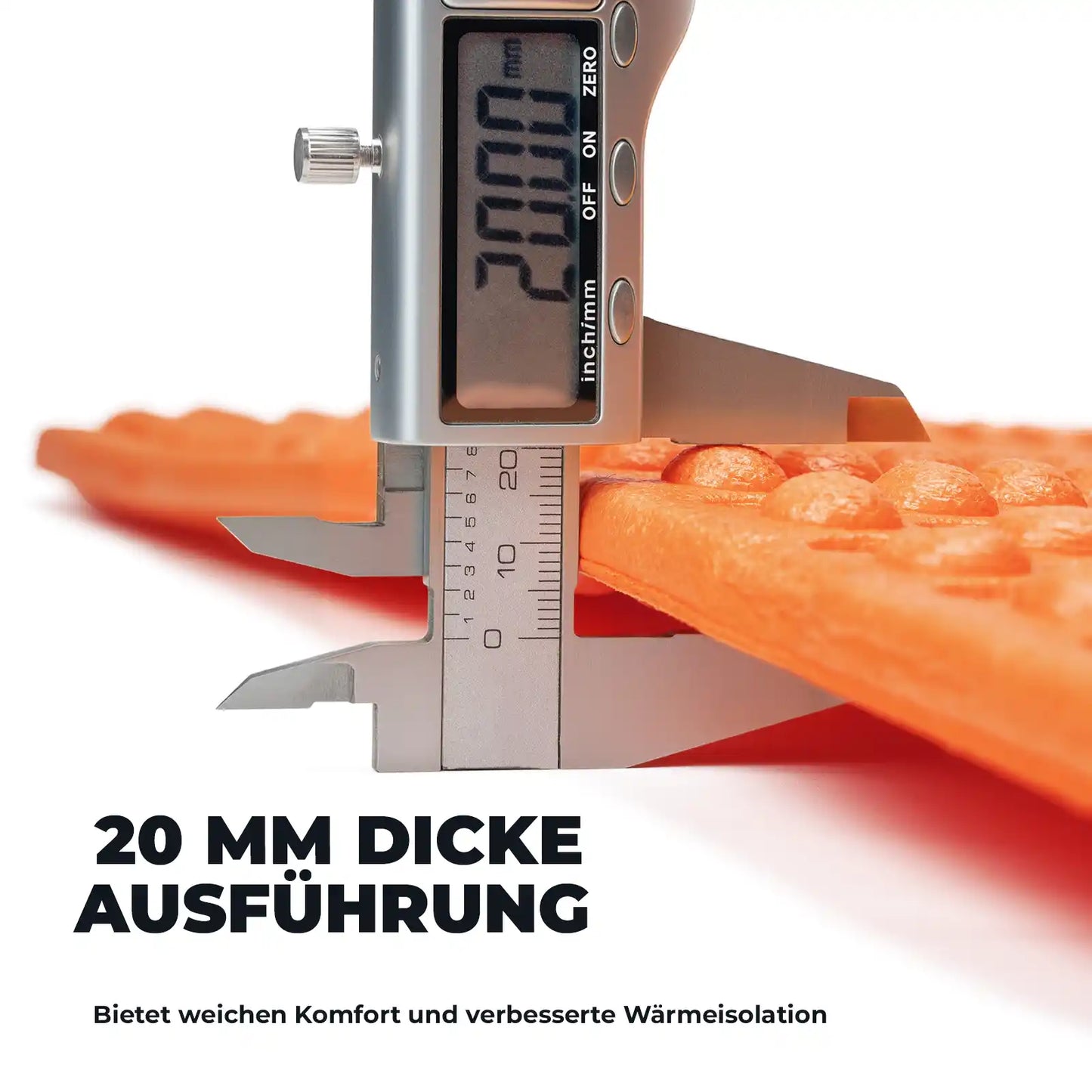 20 mm dicke isolier matte für mehr komfort und bessere wärmeisolierung