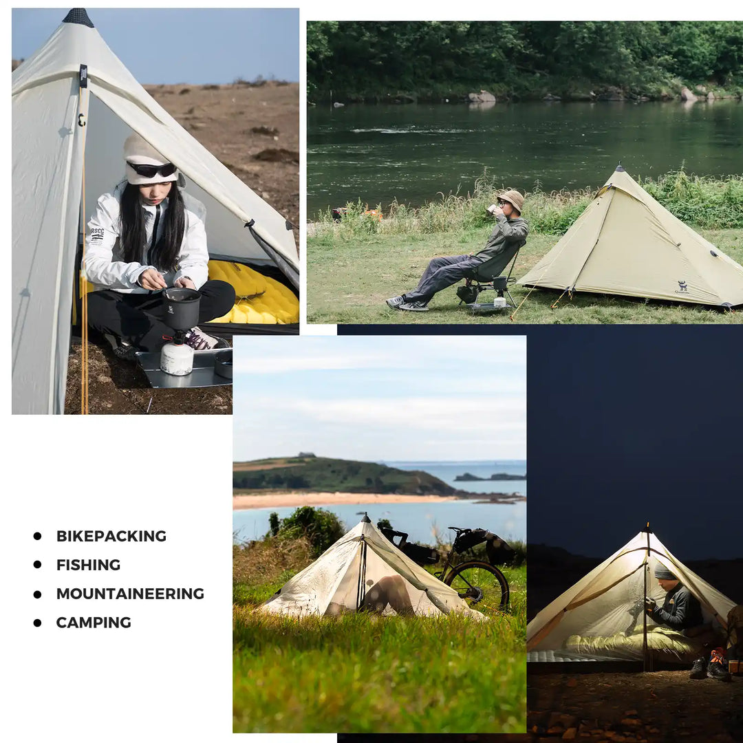 Ultralight 1-man trekking tent 230x180 cm