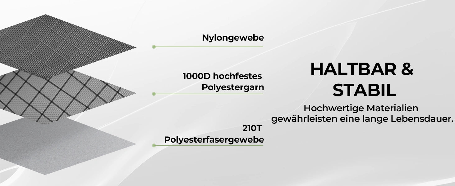 fahrradrahmentasche haltbar und stabil materialaufbau mit nylon polyester