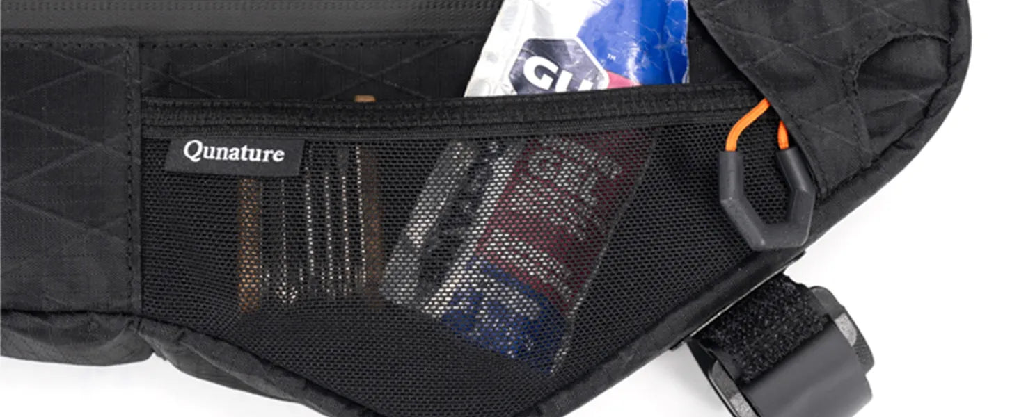 fahrradrahmentasche netztasche fuer kleine gegenstaende nahaufnahme