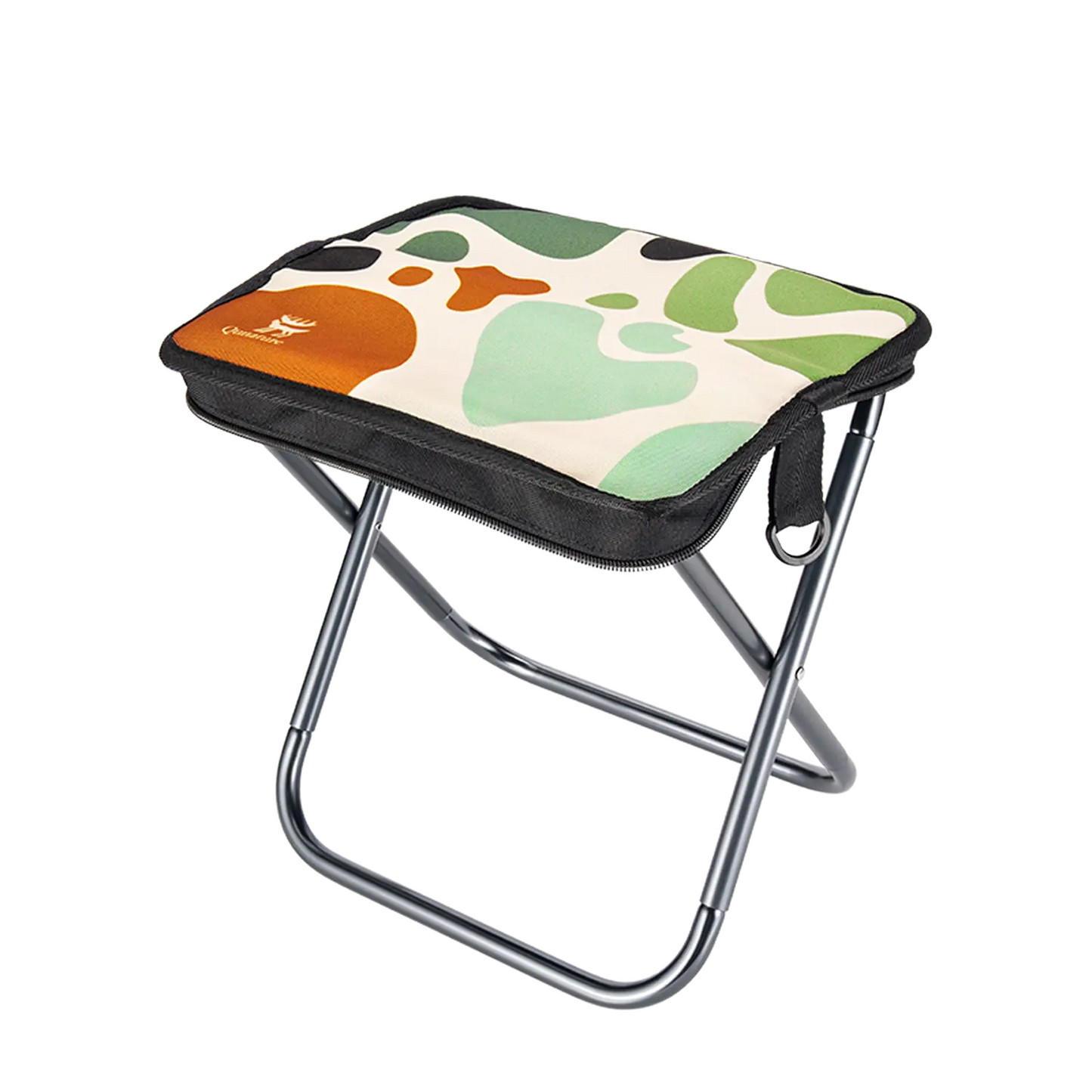 faltbarer camping hocker buntes muster