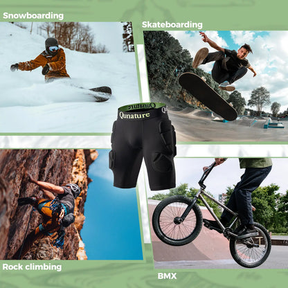 huftschutzhose geeignet für snowboard, skateboard und bmx