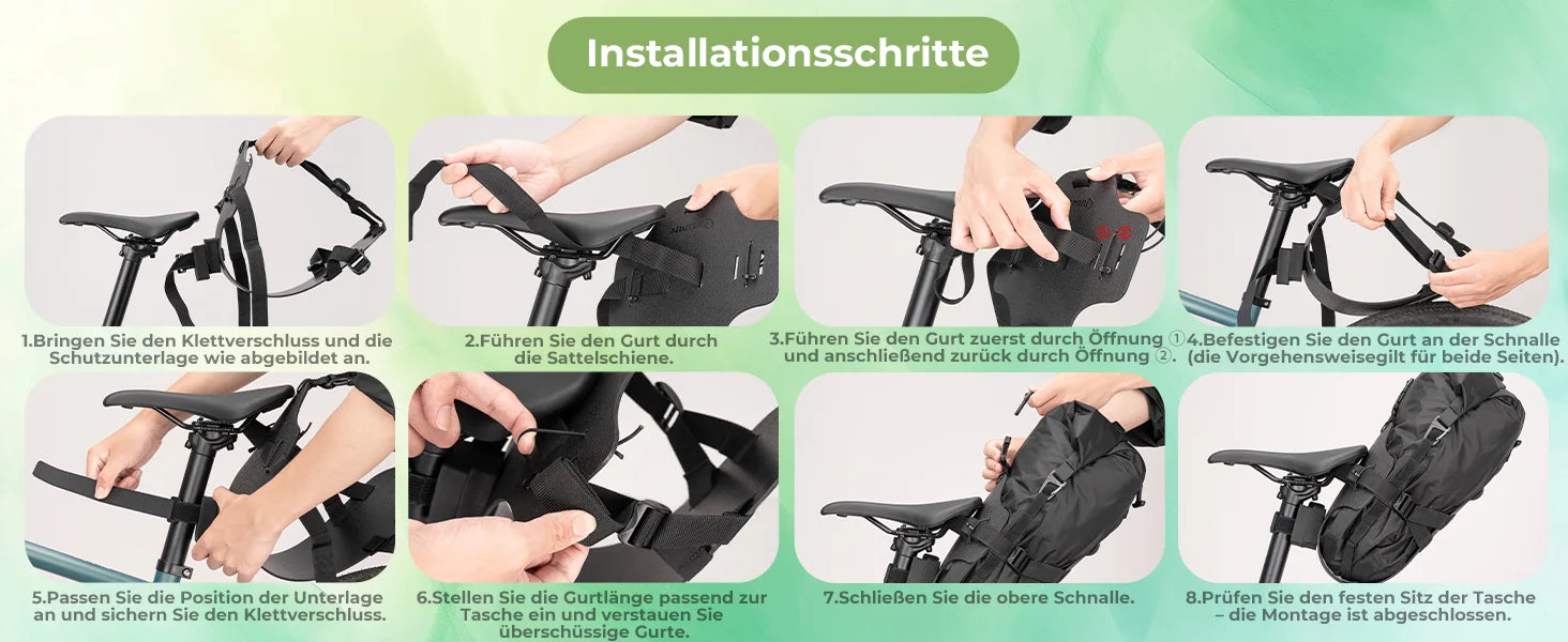 fahrrad satteltasche universelle passform fuer rennrad und mountainbike