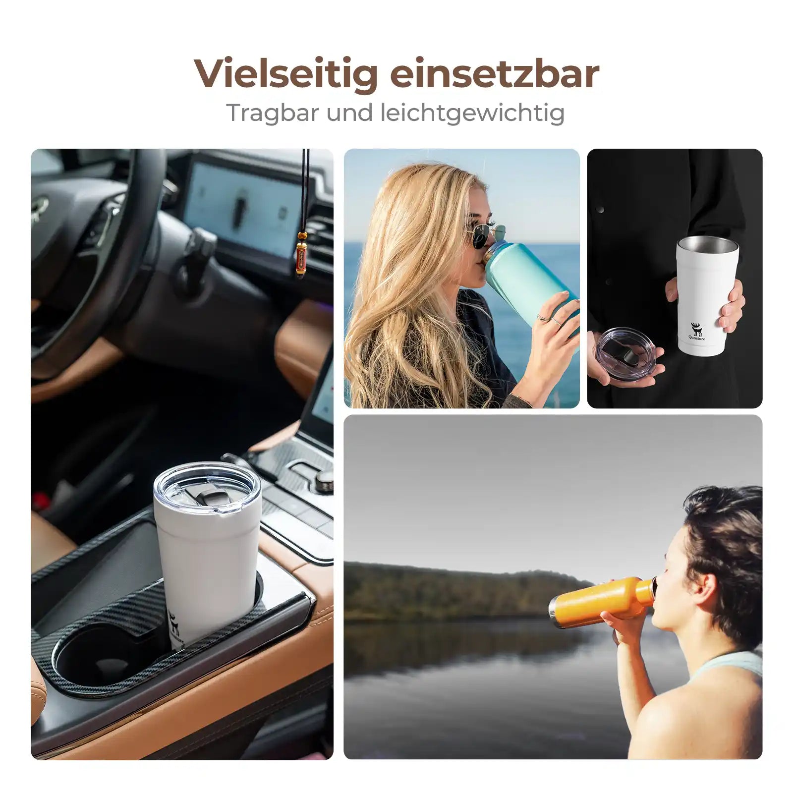 isolierbecher fuer auto, outdoor und alltag