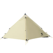 khaki pyramidenzelt für outdoor abenteuer